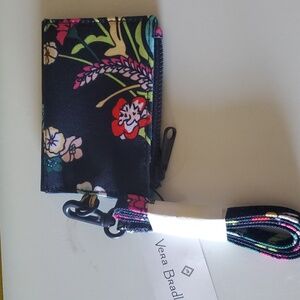 Vera Bradley ReActive RFID Lanyard Card Case